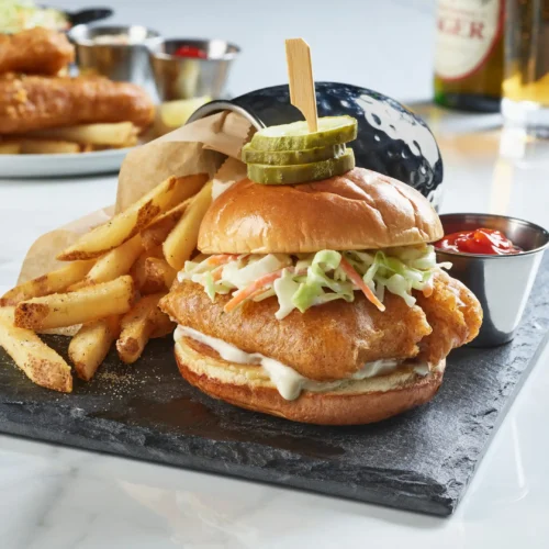 Beer Battered Fish Sandwich