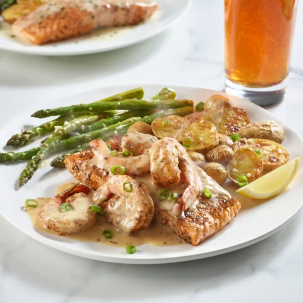 Cajun Salmon & Shrimp