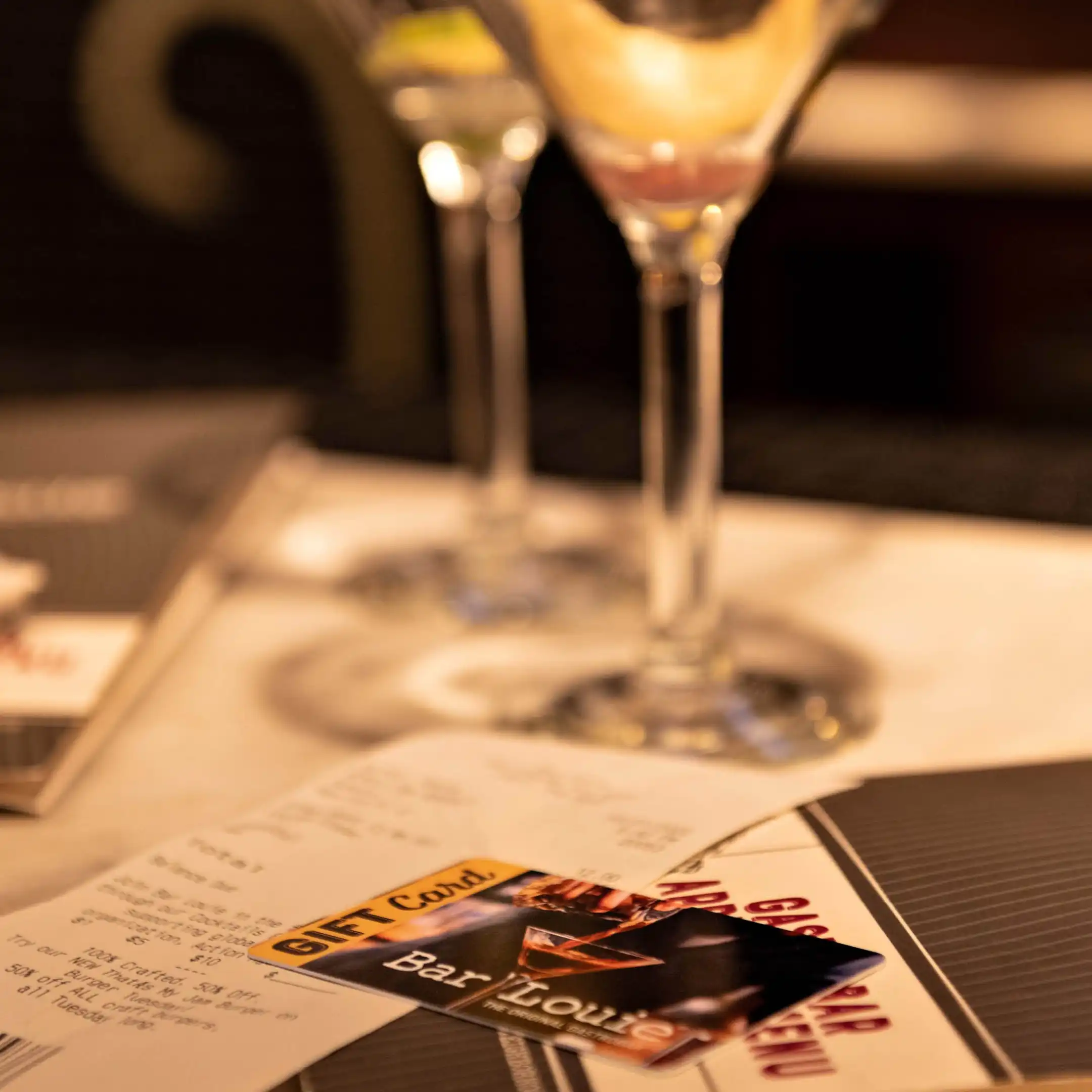 Bar Louie gift cards 