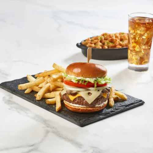 Mushroom Swiss Burger